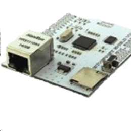 SHIELD ETHERNET EF02007permet à une carte Arduino ou compatible de se connecter à internet.