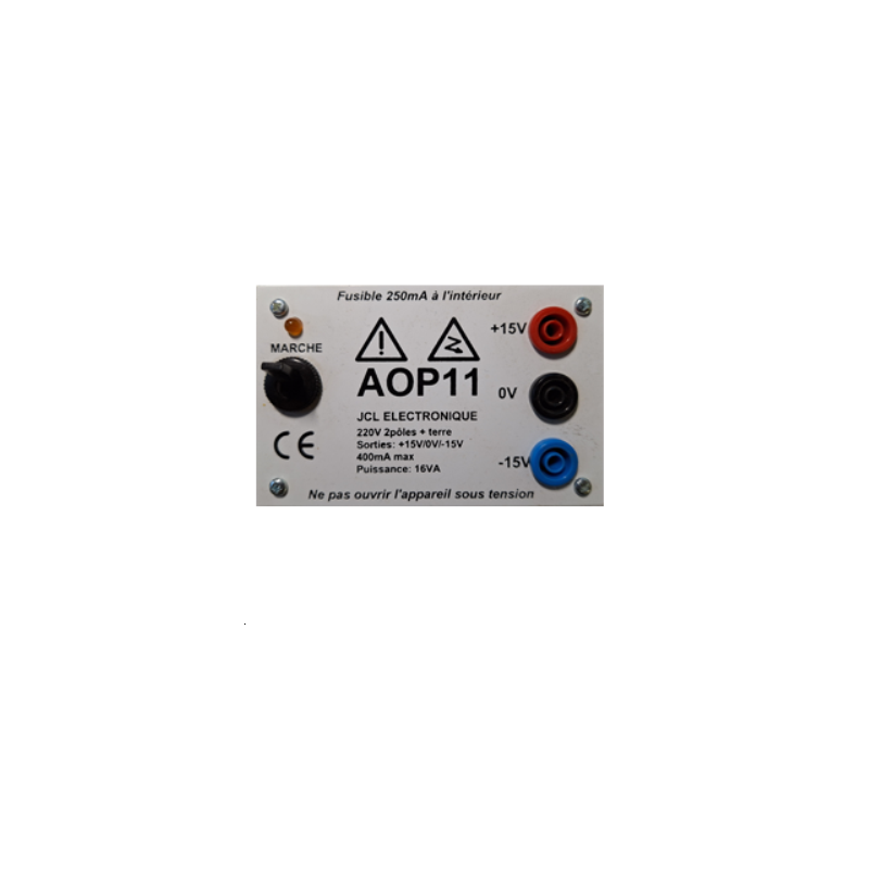 AOP11 Alimentation +15 -15V