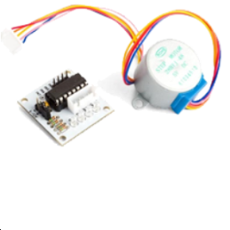 Moteur pas à pas avec pilote ULN2003, 5 VDC, compatible avec Arduino®, indicateur LED d'état, 64 étapes/rotation