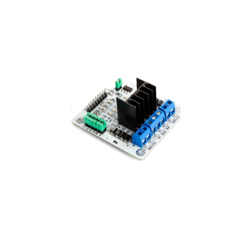 L298N pilote double pont H, contrôle 2 moteurs DC ou 1 moteur pas à pas, 5 V-35 V, sortie 2 A